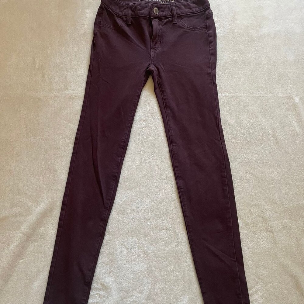 American Eagle Dark Purple Jeggings